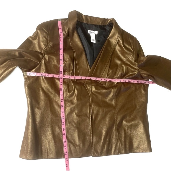 EUC Kim Rogers bronze jacket size 18W - Picture 6 of 6